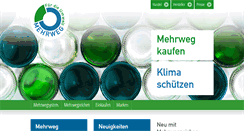 Desktop Screenshot of mehrweg.org